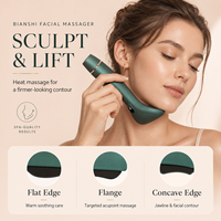 Masseur facial électrique Gua Sha, instrument de beauté, grattoir pour méridiens, masseur corporel complet, machine de massage chauffante pour lifting du visage