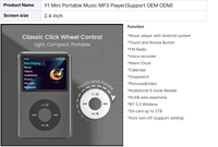Lecteur MP3 de haute qualité avec Bluetooth, son HiFi, mémoire de 128 Go, 35 heures de lecture, lecteur de musique portable pour la course à pied, la salle de sport, les voyages