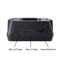Contrôleur d'alimentation filaire pour ordinateur de bureau RGEEK ON/OFF Reset avec bouton USB3.0 Interrupteur Accessoire informatique