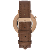 Fornitore di orologi di marca cinese, orologio da polso da uomo impermeabile con cinturino in pelle italiana
