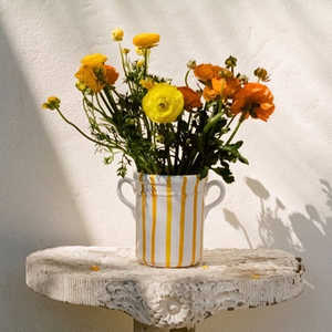 İskandinav şerit seramik şarap aksesuarı sırlı ev otel dekor özelleştirilebilir renk şarap şişesi soğutucu Barware - Product Image 2