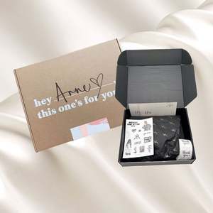 Boîte d'expédition personnalisée avec logo, emballage en carton kraft pour chapeaux, emballage en carton ondulé personnalisé, boîte d'expédition en papier - Product Image 6