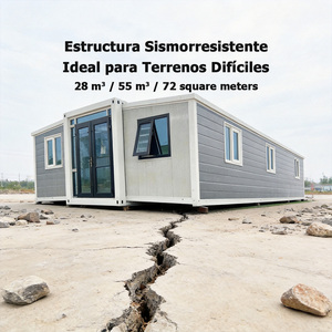 Maison conteneur modulaire extensible préfabriquée, maison portable 20ft 40ft, bureau <span class=keywords><strong>mobile</strong></span> pliable, studio de jardin, villa de vacances, prêt à l'emploi - Product Image 5