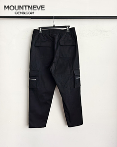 Erkekler İçin Özel Tasarım Jogging Pantolonu, Cepli, İpli, Düz Paça, İnce, Dokuz Paça, Ayakları Bağlamalı, Gençlik - Product Image 4