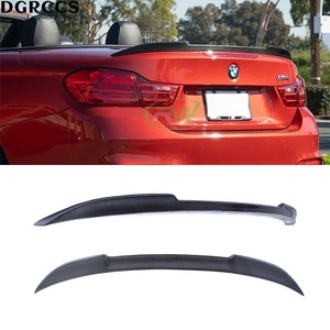 Alerón Trasero de Fibra de Carbono Estilo M4 F83 CS para BMW Serie 4 F33 Convertible 2013-2020, Instalación con Cinta Adhesiva - Product Image 1