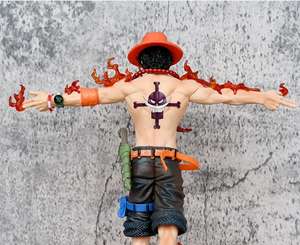 27CM 1 Pièce <span class=keywords><strong>Portgas</strong></span> <span class=keywords><strong>D</strong></span> <span class=keywords><strong>Ace</strong></span> Dessin Animé <span class=keywords><strong>Figurine</strong></span> Japonais Anime PVC Figure Recueillir Statue Avec Lumière - Product Image 4