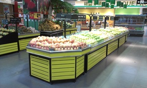 Ensemble de plateaux de supermarché, présentoir pour fruits et légumes, à grand <span class=keywords><strong>prix</strong></span>, compétition, étagère de conservation - Product Image 5