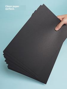 Quaderno Componibile Fatto <span class=keywords><strong>a</strong></span> Mano in Cartone Nero con Rilegatura <span class=keywords><strong>a</strong></span> Spirale, 50 Fogli Formato A4/A3, Album Fotografico per Disegni dei Bambini Fai-<span class=keywords><strong>da</strong></span>-Te, Idea Regalo - Product Image 2