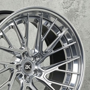 Rines BZY Personalizados de 3 Piezas Forjadas 5x130 para <span class=keywords><strong>Porsche</strong></span> 911 992 991 997 718 <span class=keywords><strong>Carrera</strong></span> <span class=keywords><strong>GTS</strong></span> de 19 20 21 Pulgadas, Acabado Pulido Cóncavo de Aleación - Product Image 4