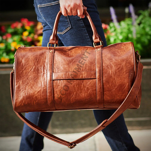 Fabricant en gros OEM sac de voyage en cuir sac personnalisé en cuir haut de gamme à bas quantité minimale de commande - Product Image 5