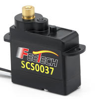 Servo de plástico Feetech Mini 6V 3.7g TTL Serial Bus con engranajes de plástico SC-0037-C001 para robot humanoide inteligente con IA para juguetes eléctricos