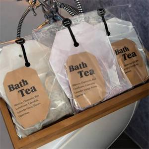 Custom Himalayan <strong>Bath</strong> <strong>Salts</strong> &amp; Steamers Set | Lavender Rose <strong>Bath</strong> Bombs with Soy Candle | Spa Gift Kit - Product Image 2