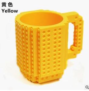 Taza de plástico de 350 ml para niños con juguete, regalo de bloques de construcción tipo Lego, rompecabezas de ladrillos para construir. - Product Image 3