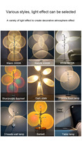Projecteur de lampe créative coucher de soleil, rotation à 360°, LED moderne, lampes de sol, lampes de sol d'angle LED