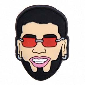 <span class=keywords><strong>Anuel</strong></span> <span class=keywords><strong>AA</strong></span> Zueco encanto Reggaeton Latina cantante popular Peso pluma zapato decoración ventas al por mayor - Product Image 2