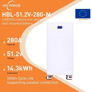 เซลล์เกรด A ความปลอดภัยสูง สต็อก EU 48V 51.2V 200Ah 5Kwh 10Kwh LiFePO4 ชุดแบตเตอรี่ติดผนังสำหรับบ้าน ระบบพลังงานแสงอาทิตย์สำหรับบ้านแบบออฟกริด - Product Image 3