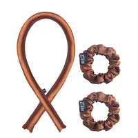 Kit de 6 Aiguilles à Cheveux Personnalisées pour Ondulations et Boucles, Facile à Utiliser, Style Tendance, en Satin, Sans Dommage pour les Cheveux, Idéal pour les Soirées Pyjama