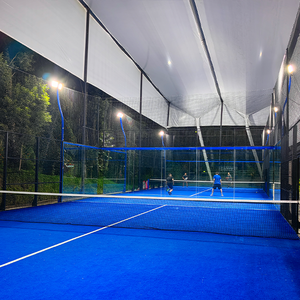 Pista de Pádel de Acero para Exteriores con Techo, Diseño para Deportes y Entretenimiento, Pista de Pádel de Acero para Exteriores THYD con Techo de Acero - Product Image 1