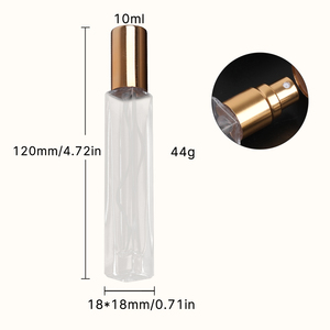 Flacon pulvérisateur <span class=keywords><strong>de</strong></span> <span class=keywords><strong>parfum</strong></span> portable avancé en verre mat transparent <span class=keywords><strong>de</strong></span> 10 ml avec pompe, diffuseur à bâtonnets, nouveau design pressé, pour <span class=keywords><strong>eau</strong></span> - Product Image 3