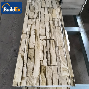 Panel <span class=keywords><strong>de</strong></span> Pared Metálico <span class=keywords><strong>con</strong></span> Patrón <span class=keywords><strong>de</strong></span> Piedra, Núcleo <span class=keywords><strong>de</strong></span> PU, <span class=keywords><strong>Aislamiento</strong></span> Térmico para Decoración <span class=keywords><strong>de</strong></span> <span class=keywords><strong>Fachadas</strong></span> Exteriores <span class=keywords><strong>de</strong></span> Edificios - Product Image 1