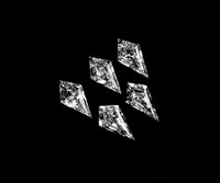 OM GEMS 1.10 CT 6.0 X 3.2 3.4 MM Diamant de laboratoire taille cerf-volant couleur D percé au laser pour boucles d'oreilles et bague de fiançailles certifié IGI