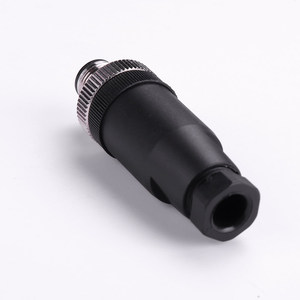 M12 5-poliger Stecker mit gerader Einfügung Docking Aviation Plug Löt freier vergoldeter wasserdichter Anschluss sensor - Product Image 2
