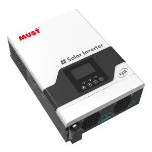 MUST PV18-1012 VPK 12V 1KW pure sine wave off grid solar inverter with PWM 50A for home/island