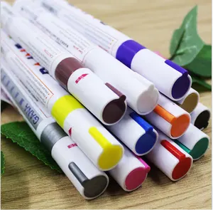 12 ألوان الطلاء قلم تحديد دائم DIY ألبوم كتابات القلم سيارة الإطارات قلم طلاء