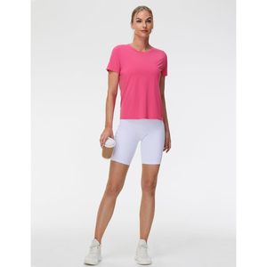 FOXA Camiseta deportiva de manga corta para mujer, de secado rápido, ligera, con cuello redondo, atlética, para correr - Product Image 6