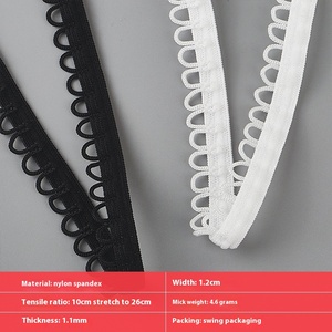 Stock 1,2 cm ancho agujero diente cinturón pequeño encaje botón Correa juguete muñeca accesorios 1mm Jacquard impreso 6mm bolsos de costura zapatos sarga - Product Image 2