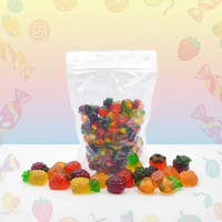 OEM Groothandel 3D Fruitvormige Gummy Candy Bulk Fruitige Gemengde Smaken Jelly Snoepjes Zachte Snoepjes voor Kinder Verjaardagsfeestjes Cadeautjes