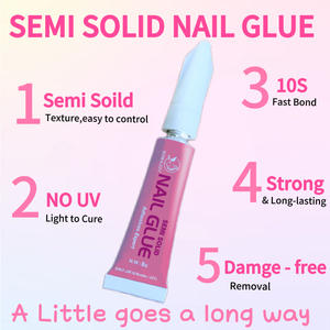 3g tubo di alluminio Semi-curata colla <span class=keywords><strong>per</strong></span> <span class=keywords><strong>unghie</strong></span> multifunzione di lunga durata forte adesione <span class=keywords><strong>per</strong></span> chiare punte di <span class=keywords><strong>unghie</strong></span> finte - Product Image 4