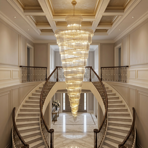 Lampadario in Cristallo Personalizzato per Soggiorno, Lampada a LED in Cristallo, Lampadario Vintage di Lusso OEM, Moderno Lampadario in Cristallo - Product Image 1