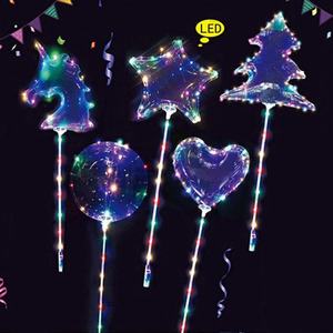 High Quality Bobo Ballon 18/20 Inches Colorful LED <b>Balloon</b> Light Flashing Balon Party <b>Decoration</b> Globos Bobo <b>Balloon</b> Handle - Product Image 5