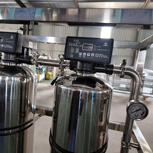Système d'osmose inverse 1000 LPH avec <span class=keywords><strong>adoucisseur</strong></span> à résine pour le traitement de l'eau dure, purificateur d'eau souterraine industriel automatique PLC - Product Image 4