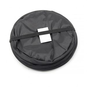 Portable Double-Layer Oxford Cloth <b>Car</b> Trash Can Small Trash <b>Bin</b> Zipper Closure Convenient Folding Special Purpose Bags Cases - Product Image 4