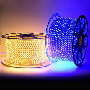 Bande lumineuse <span class=keywords><strong>Led</strong></span> Fita, <span class=keywords><strong>ruban</strong></span> d'éclairage Flexible, étanche Ip65, <span class=keywords><strong>bleu</strong></span>, smd, 2835 110V <span class=keywords><strong>220V</strong></span>, 180 diodes - Product Image 3