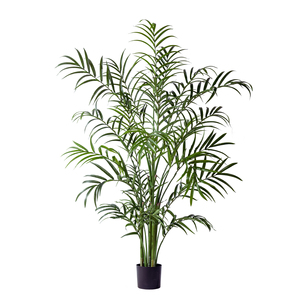 Cây xanh mô phỏng đuôi cá cọ nhân tạo trong nhà/ngoài trời PE nhựa trang trí nội thất với chi nhánh nồi cho phòng khách trang trí - Product Image 6