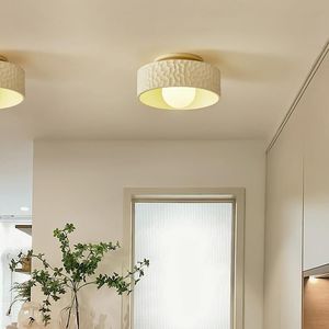 Lámpara de Techo Estilo Japonés Wabi-Sabi, Diseño Nórdico Minimalista para Pasillos, Entradas, Armarios/Balcón, Luz Creativa Única - Product Image 2