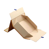 Boîte-cadeau magnétique pliante de luxe recyclable facile à assembler stratification brillante de papier de carton rigide dur pliage de luxe de qualité supérieure