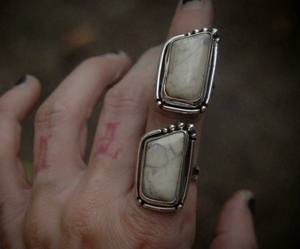 ชุดแหวนเงินฮาวไลท์ธรรมชาติสำหรับงานแต่งงานแหวนงานฝีมือสีเงินแท้925หรูหราปรับแต่งรูปทรงแฟนซี - Product Image 1