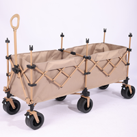 Chariot de courses pliable à quatre roues, très demandé, avec plateau pliable réglable et pare-soleil