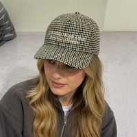 La nueva gorra de béisbol con estampado de Mil Pájaros, ocio creativo, protector solar, tendencia, pata de gallo, sombrero de diseñador deportivo
