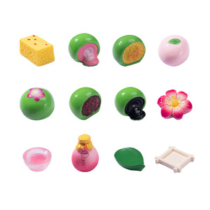 Resin Simulation Food Toys Chinese Pastries Round Floral Design Home Decoration Desktop Ornaments - Product Image 5