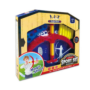 Jouets d'arc et de flèches en plastique pour garçons, tir à l'arc sportif en plein air, jeu de tir à balles molles - Product Image 4