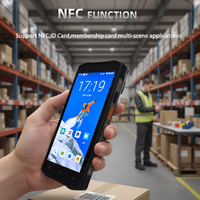 PDA Industrial Resistente de 5.5 Pulgadas con Android 11, Escáner Honeywell 1D 2D, Lector RFID UHF LF, NFC 13.56MHz, Colector de Datos