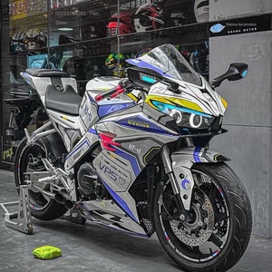 Motocicleta Pequeña Ninja Pengcheng de Dos Cilindros Refrigerada por Agua, Brisa Primaveral SR250 Dragon 400cc, <span class=keywords><strong>Motor</strong></span> sin Escobillas, Auto Deportivo de Carreras - Product Image 3