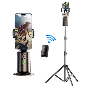360 intelligente AI riconoscimento facciale treppiede stabilizzatore Pan-Tilt utilizzato come fotocamera <span class=keywords><strong>per</strong></span> il montaggio del telefono cellulare - Product Image 2