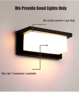 Luz Led de pared para exteriores, iluminación impermeable IP65 con Sensor de movimiento, para porche, balcón y jardín - Product Image 2