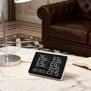 Hygromètre et thermomètre numériques intérieur/extérieur avec surveillance améliorée de la température et de l'humidité pour un aperçu météorologique <span class=keywords><strong>fiable</strong></span> - Product Image 4